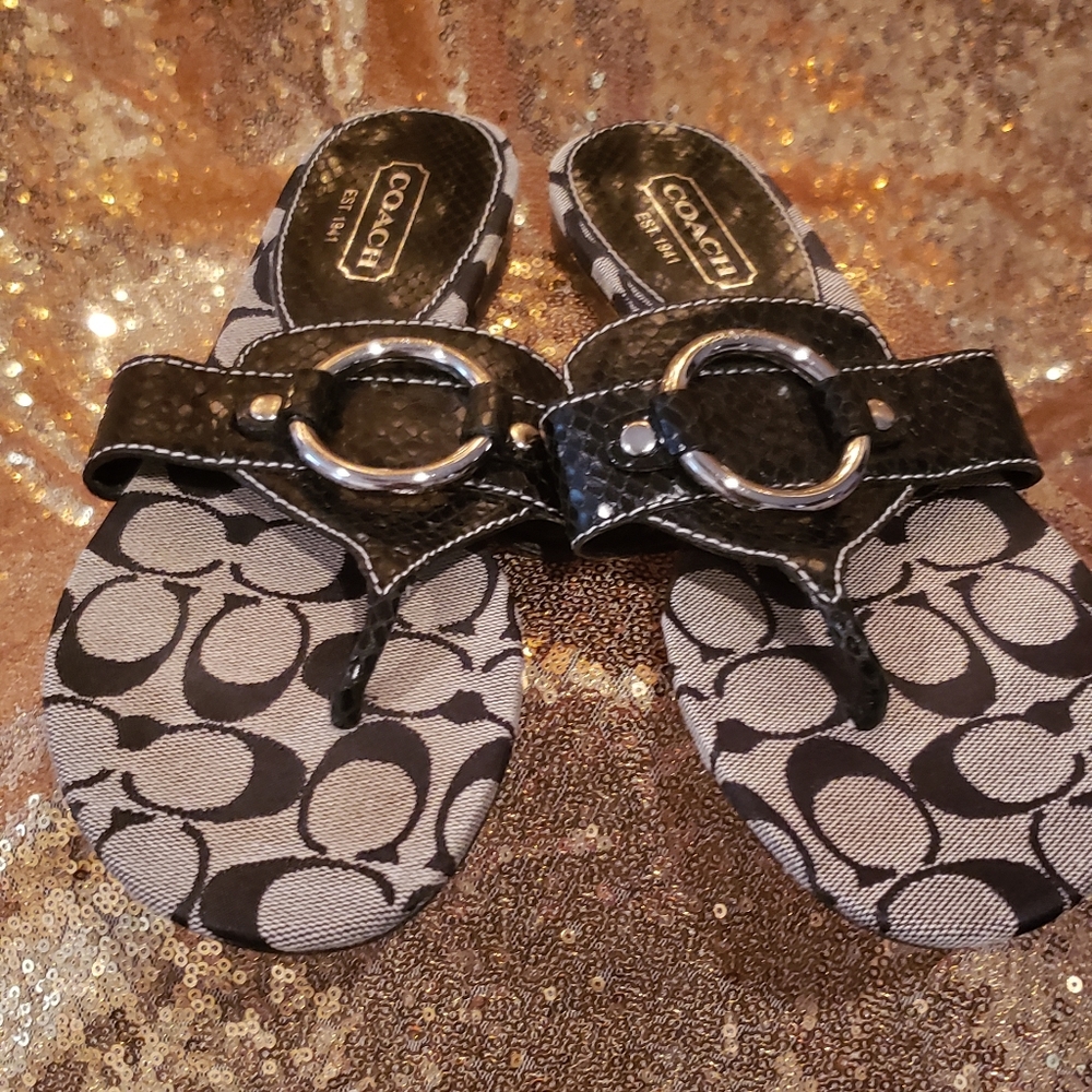 Coach sandals